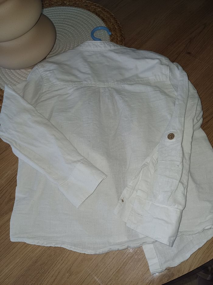 Chemise en lin blanc - photo numéro 2