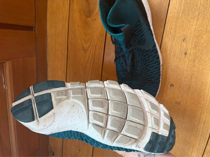Nike air footscape majista flyknit turquoise en très bon état taille 42,5 - photo numéro 4