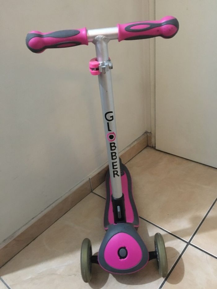 Trottinette, rose, Globber - photo numéro 1