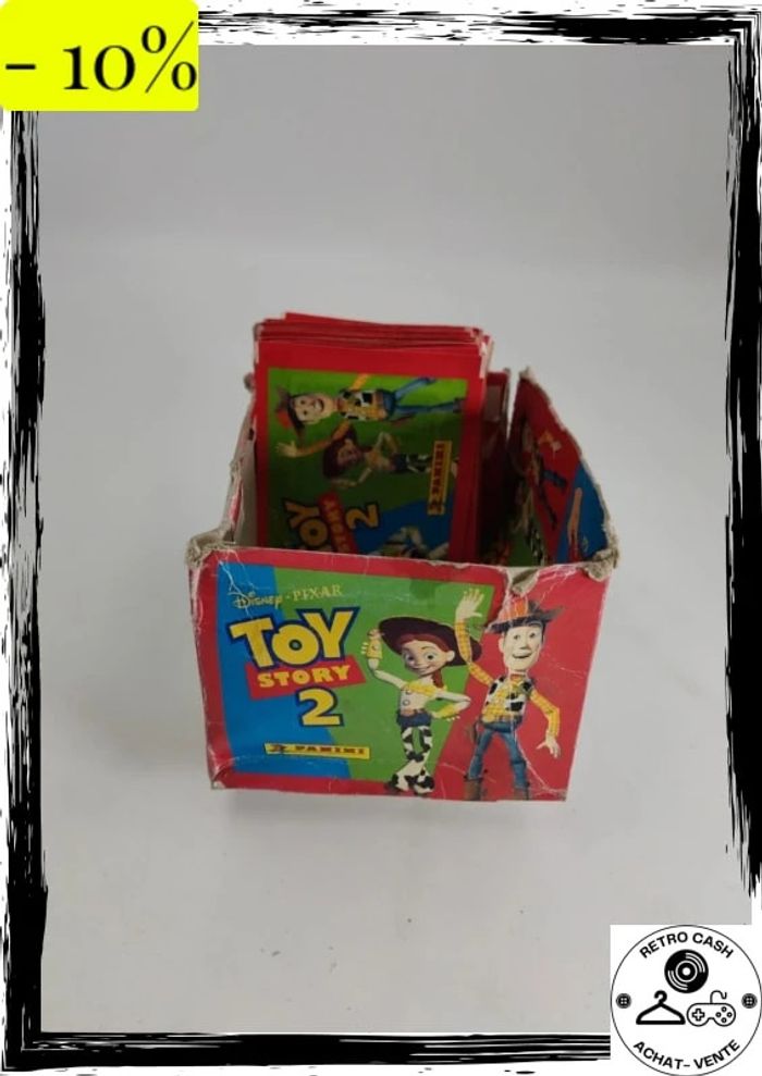 Toy Story 2 de 1999 Lot 25 paquets neufs dont 2 ouverts mais vignettes neuves Images Stickers Panini - photo numéro 3