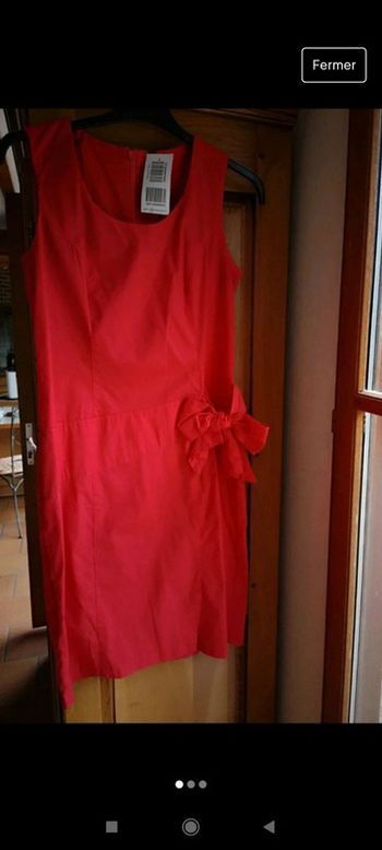 Robe rouge 38