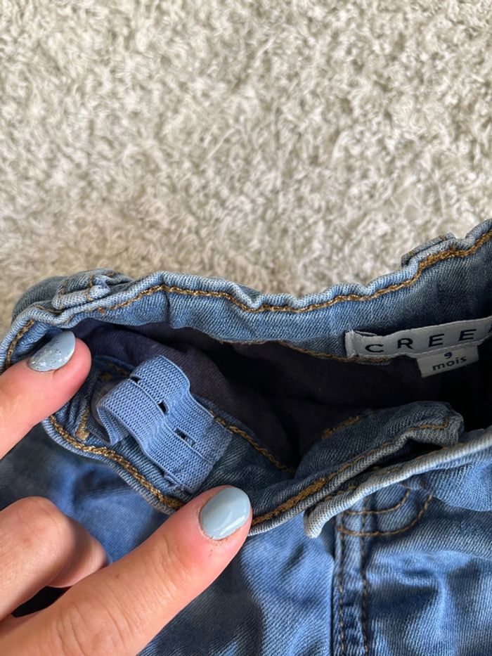 Jeans bleu clair garçon taille 9 mois marque Creeks - photo numéro 7