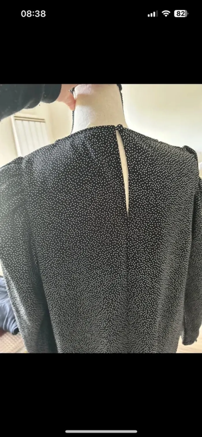 Robe courte à pois H&M - photo numéro 2