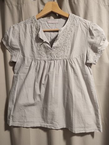 Tunique blouse manches courtes