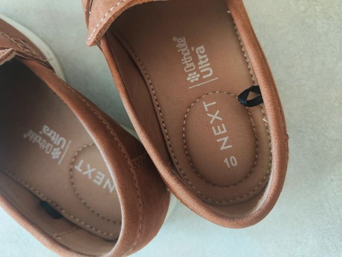 Mocassins bateaux pour enfants marron Camel 28 très bon état - photo numéro 3