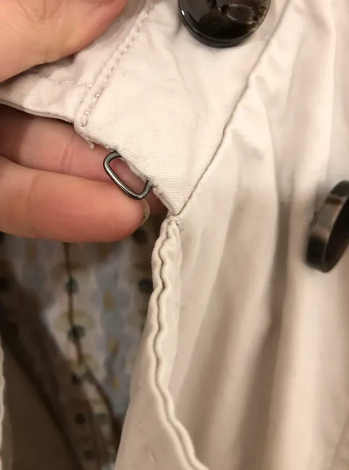 Trench crème avec ceinture Promod taille 38 comme neuf - photo numéro 15