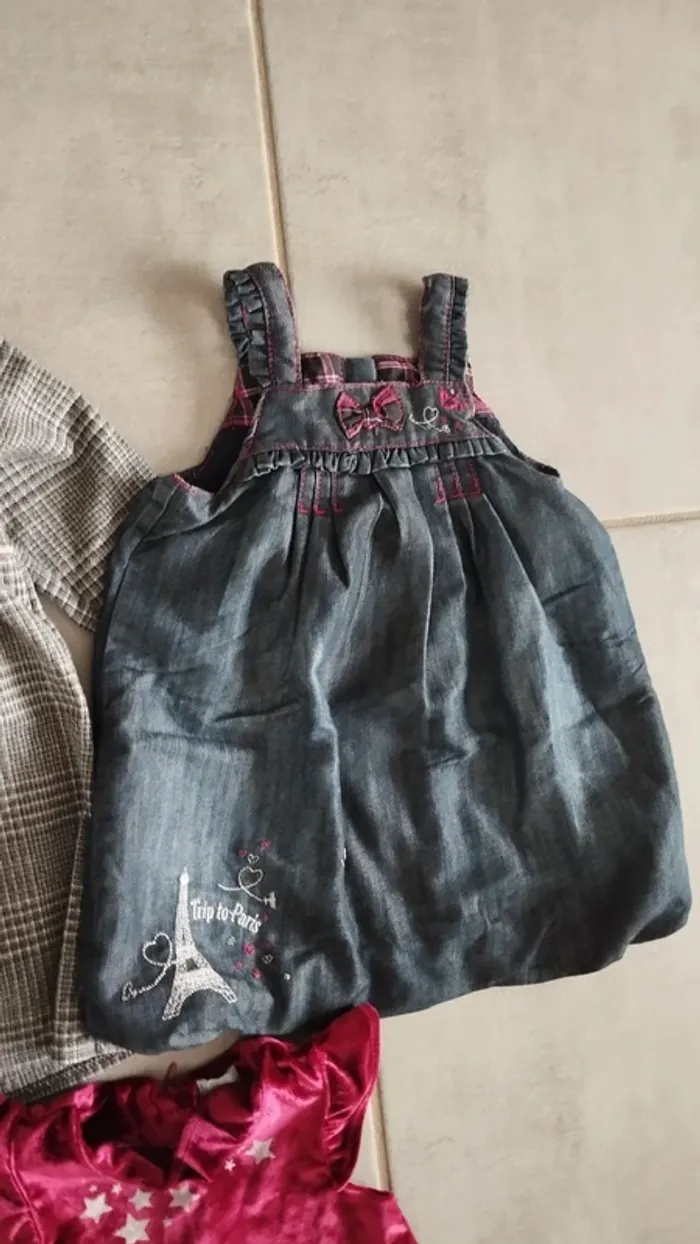 Lot de 3 robes bebe fille 18 mois - photo numéro 6