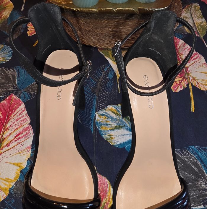 Escarpins a talons larges velours 39 - photo numéro 3