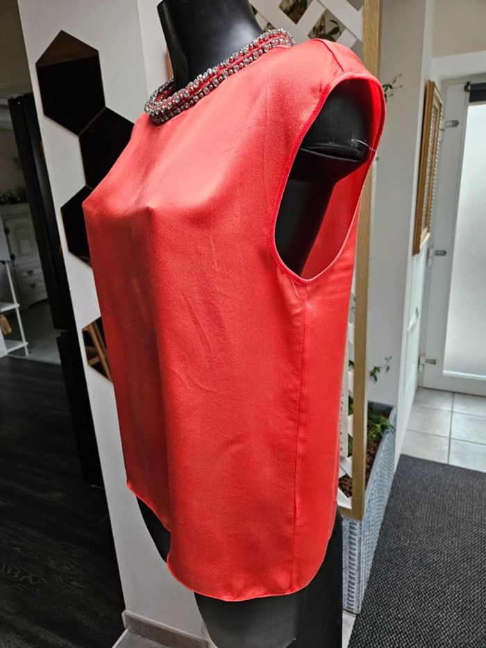 Magaschoni blouse en soie et trass XL - photo numéro 3