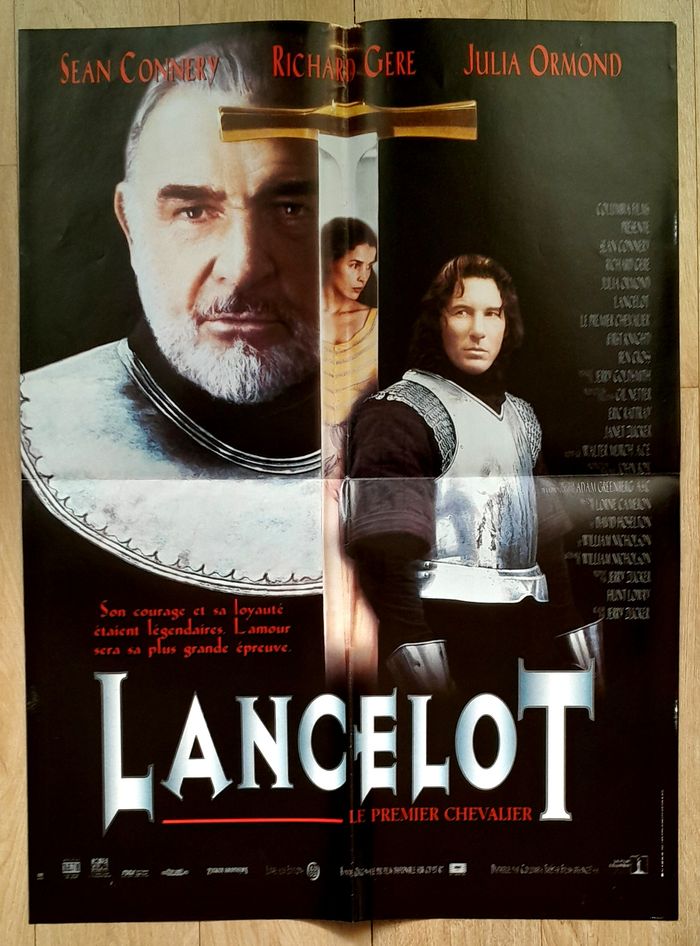 Affiche Film Cinéma Lancelot le premier chevalier Sean Connery