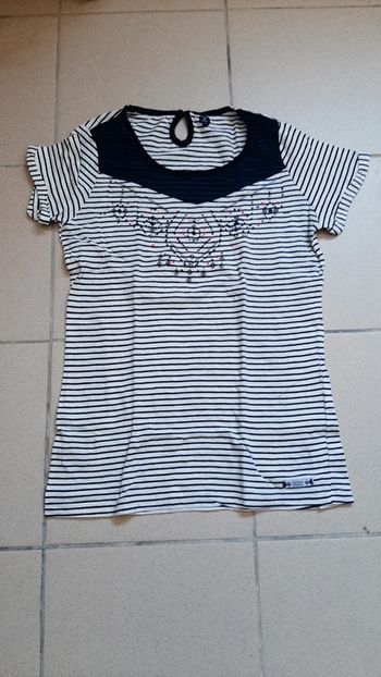 T shirt manche courte femme taille 2