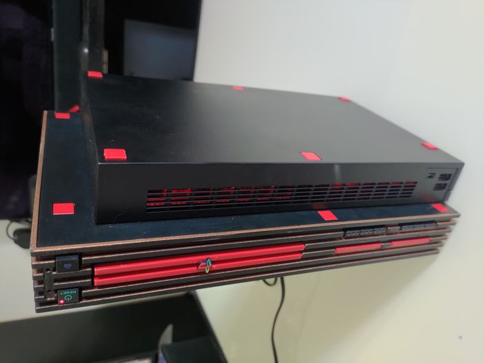 Console Sony Playstation 2 Custom Starwars Dark Vador - photo numéro 4