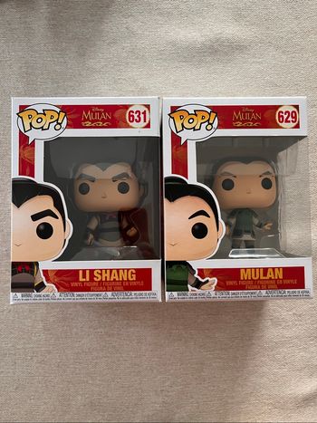 Funko pop mulan Disney lot