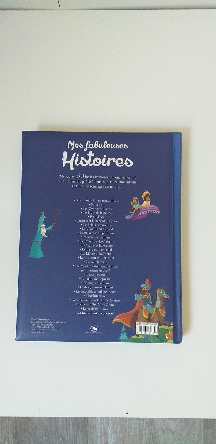 Livre d histoire enfant mes fabuleux histoire piccolia - photo numéro 2
