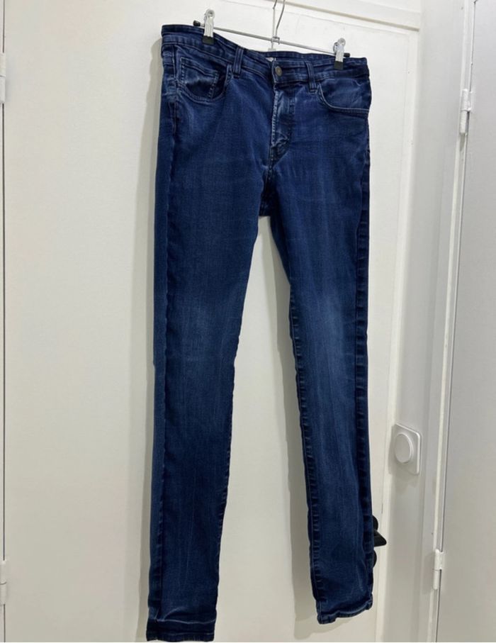 Jean Uniqlo femme taille 34 bleu - photo numéro 2