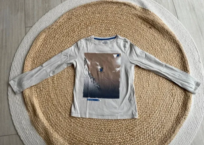 Teeshirt imprimé ski 10 ans Kiabi - photo numéro 2