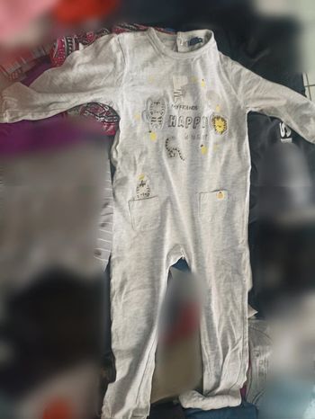 Pyjama 1 pièce en coton