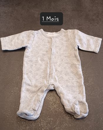 Grenouillère épaisse 1mois