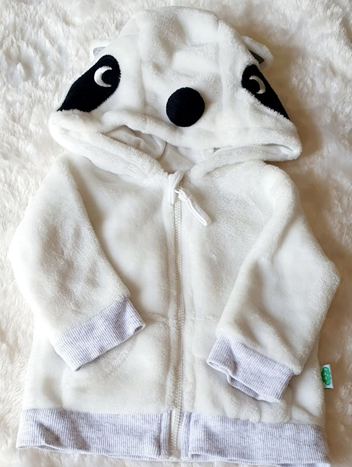 Veste polaire à capuche panda,  bébé mixte, FS Baby - photo numéro 2