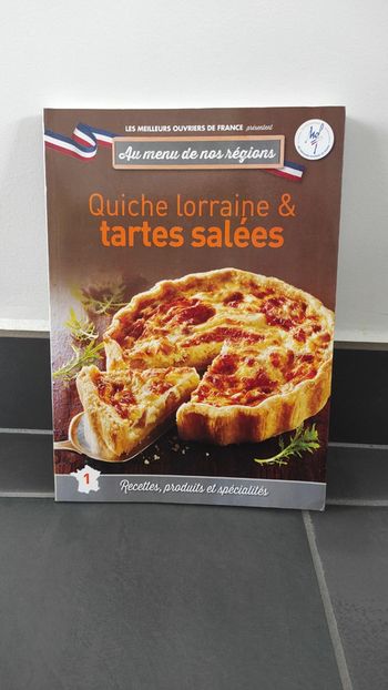 Livre "Quiche Lorraine et tartes salées"
