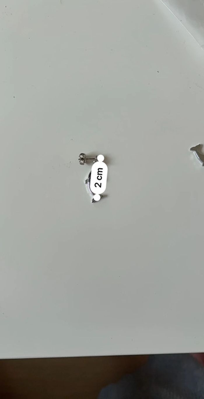 Boucles d’oreilles dauphins - photo numéro 3