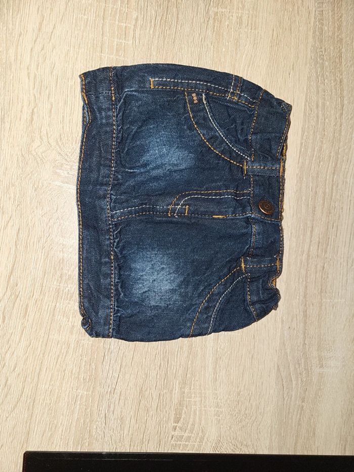 Jupe en jeans 6 mois
