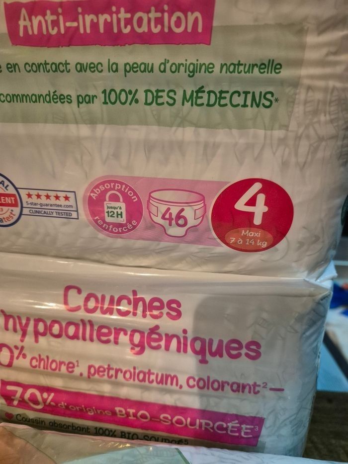 Couche taille 4 Love and Green : 184 couches - photo numéro 3