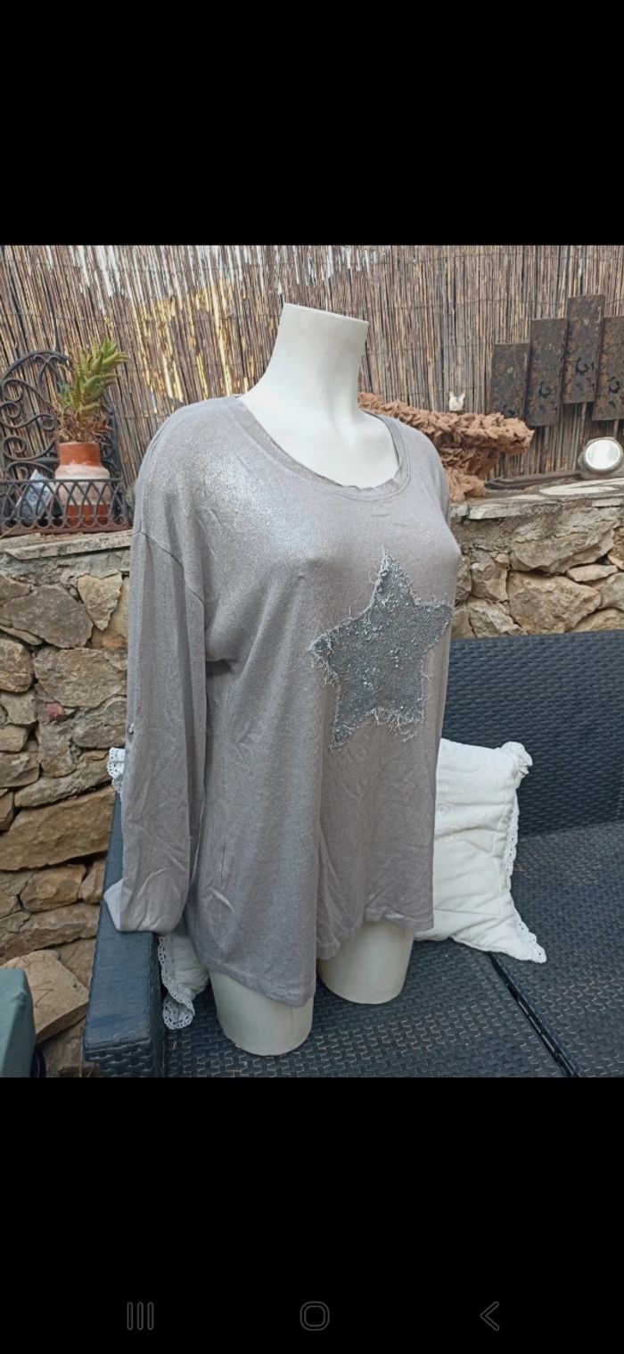 Beau pull fin et léger demi saison taille 42 - photo numéro 2