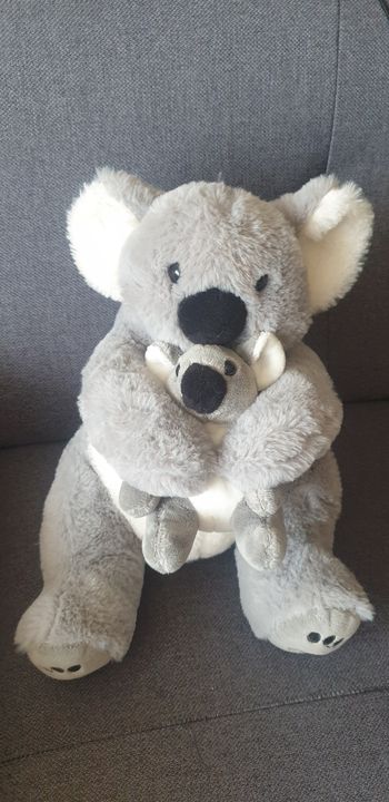 Peluche koala et son petit