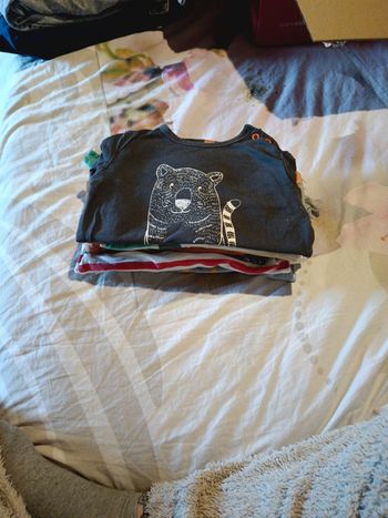 Lot de 9 t-shirt manches longues