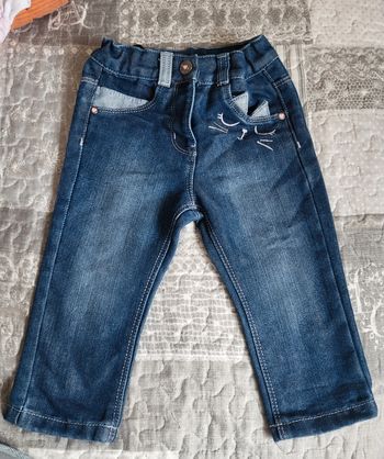 Jean bleu tex 12 mois