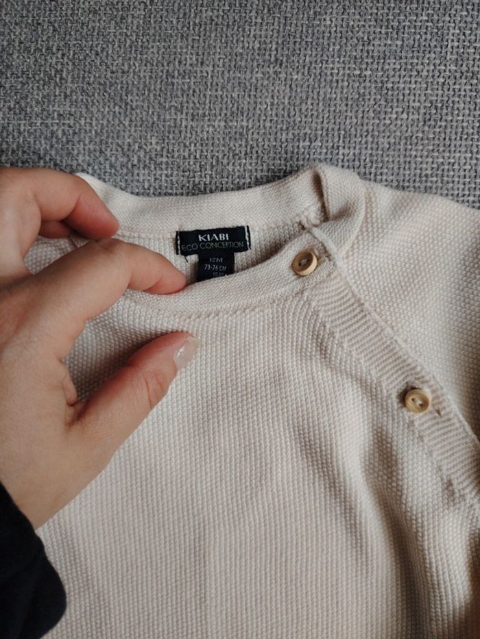 Pull brassière 12 mois mixte - photo numéro 2