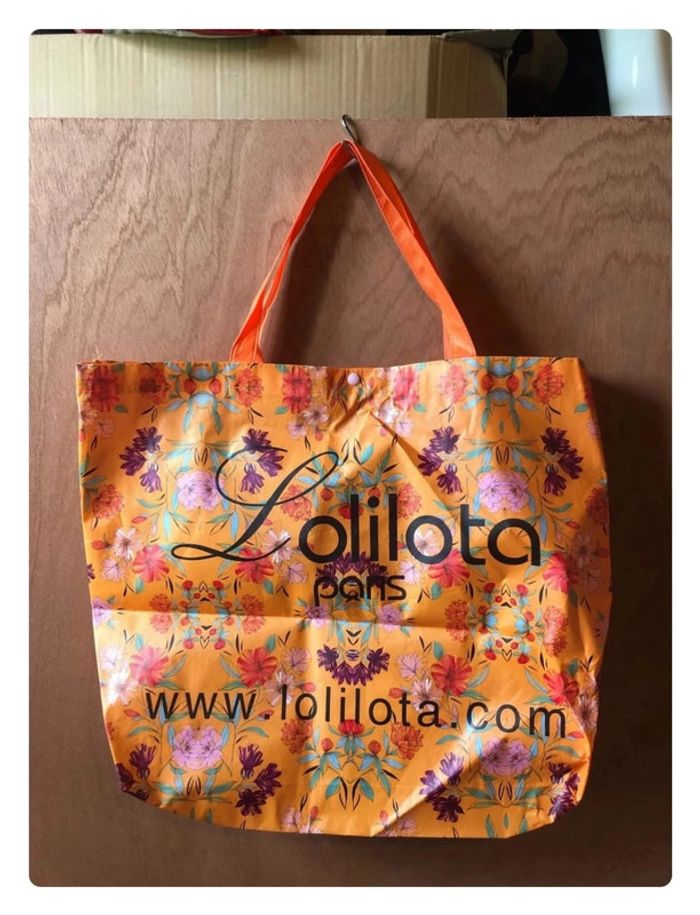 Grand sac fleuri