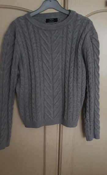 Pull  chaud gris