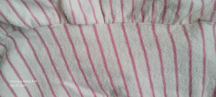 Brassière fines bretelles avec noeud à rayures roses femme S pull & bear - photo numéro 18