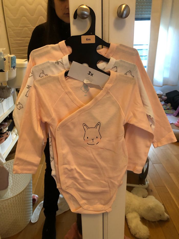 Lot de 3 bodys fille - photo numéro 2