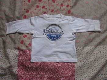 T-Shirt manches longues blanc 6 mois