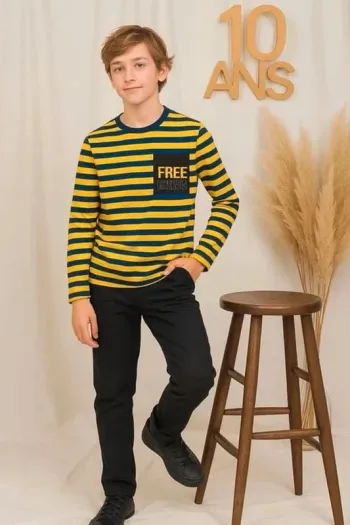 T-shirt manches longues garçon 10 ans