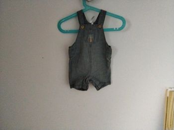 Salopette orchestra bébé 3 mois (short) pour l'été