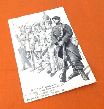 Carte postale ancienne  Soldat français