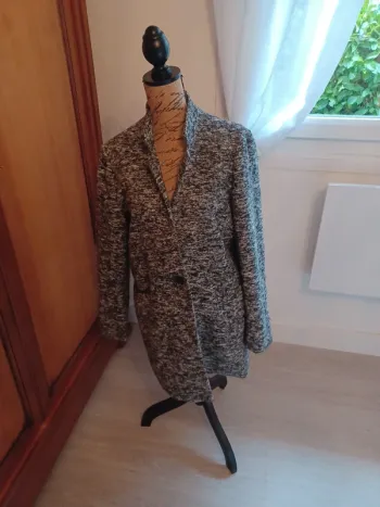 Manteau chiné