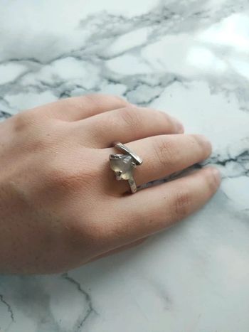 Bague argent vintage coeur