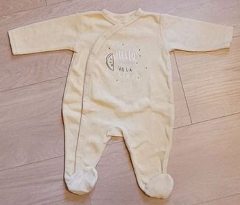 Pyjama velours jaune 3M