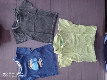 Lot 3 t-shirt 9 mois