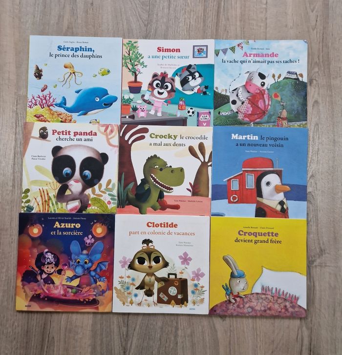 Lot de 9 livres enfant mes ptits albums