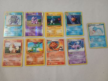 Lot de 9 carte pokémon