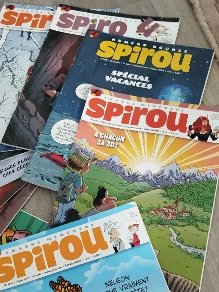 Lot de 12 magazines SPIROU année 2011 L010 - photo numéro 9