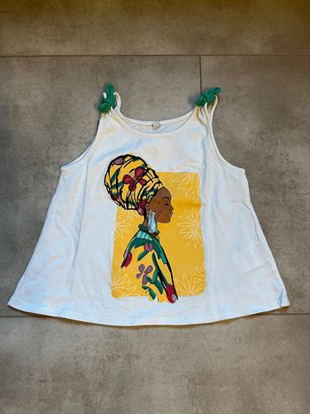 Teeshirt à bretelles taille 6 ans
