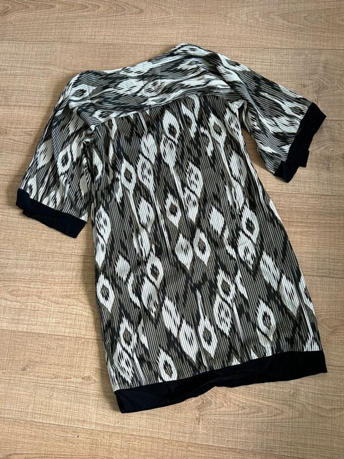 Robe imprimée kaki beige et noire Morgan taille 38 jamais portée - photo numéro 13