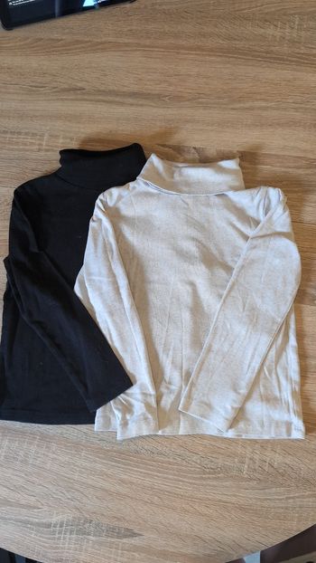 Lot de 2 sous-pulls à col roulé Kiabi - 6 ans (116 cm)